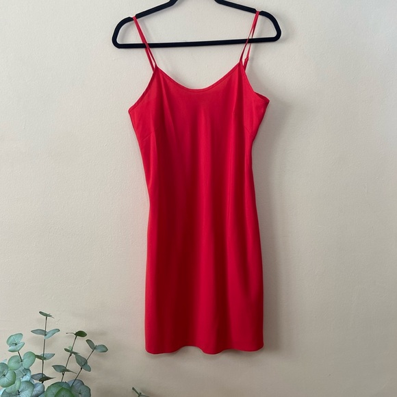 New Bright Orange Nanette Lepore Short Sleeve Tie Waist Fit and Flare Dress 8 - Picture 6 of 8